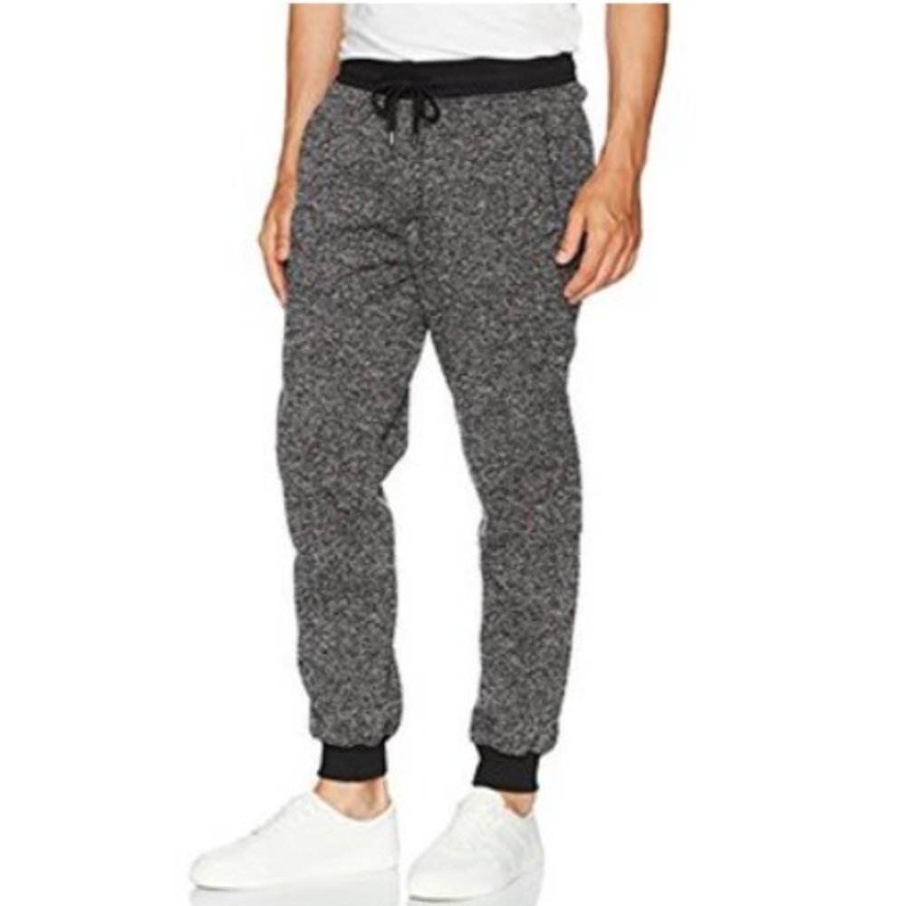 ❣️🎯Southpole Men's Marled Fleece Jogger Gray Size Medium